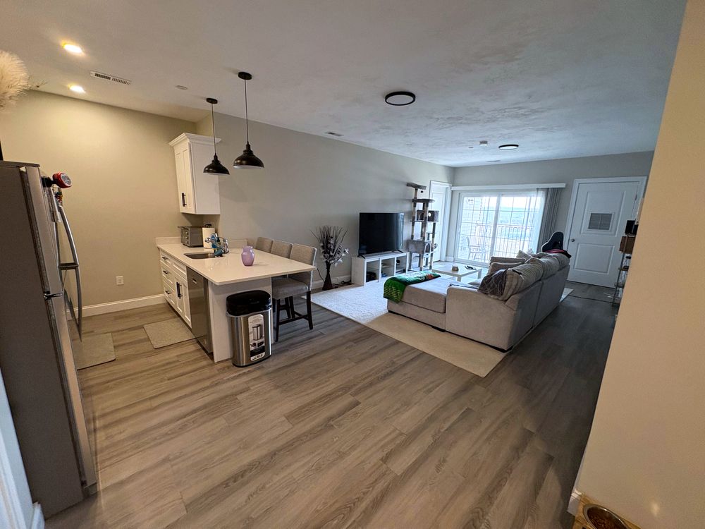 Clean, empty open-concept home ready for move in